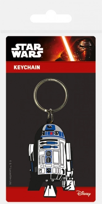 Porte-clés en caoutchouc Star Wars R2-D2