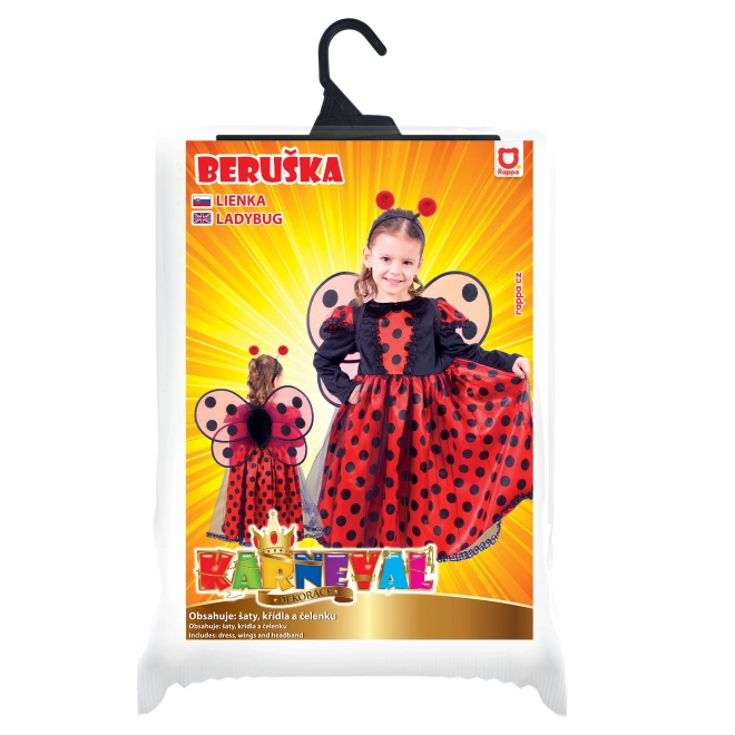 Costume enfant Coccinelle avec ailes et antennes