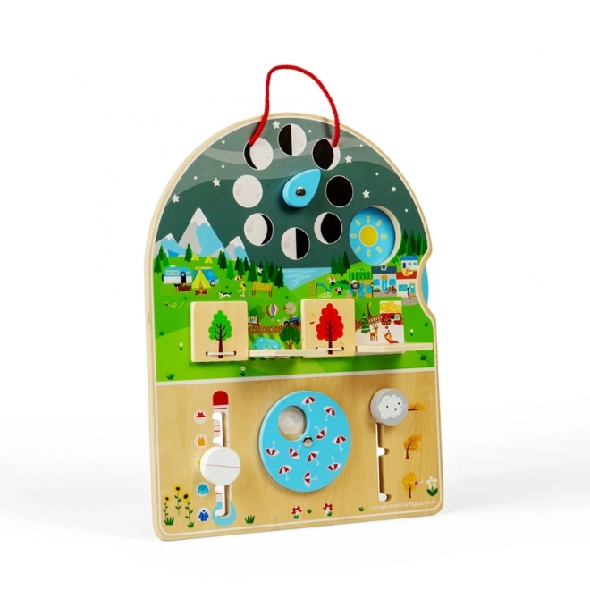 Bigjigs Toys Tableau en bois Météo