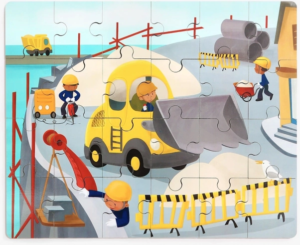 Apprendre en jouant : 24 pièces numérotées