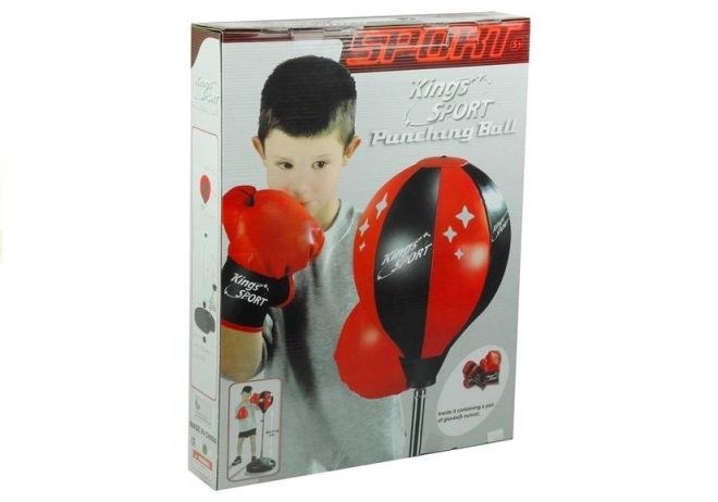 Ensemble de boxe pour enfants avec gants et support