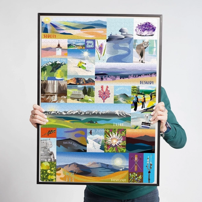 Puzzle Puzzlove Montagnes Polonaises 1000 pièces