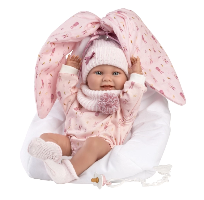 Llorens 73902 NOUVEAU-NÉ FILLE - poupée réaliste avec corps entier en vinyle - 40 cm