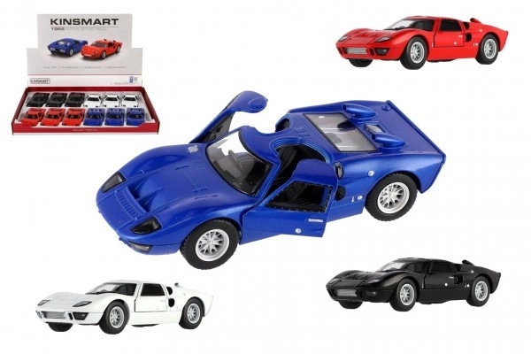 Auto Kinsmart 1966 Ford GT40 MKII métal/plastique 13cm mélange de couleurs