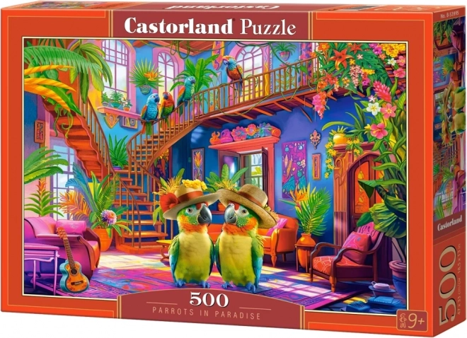 Puzzle Perroquets au paradis