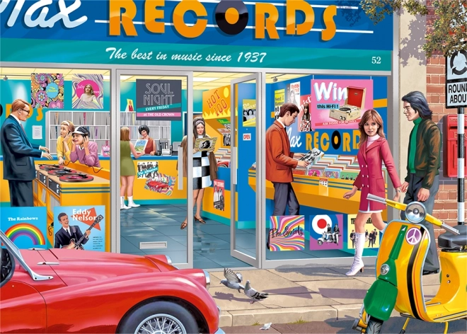 Puzzle Magasin de musique 1000 pièces