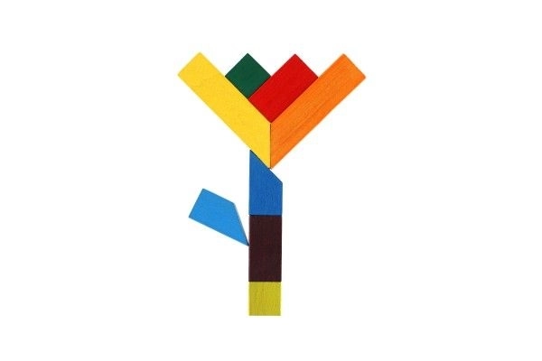 Jeu de logique en bois Tangram 8