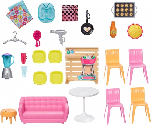 Un riche ensemble d’accessoires