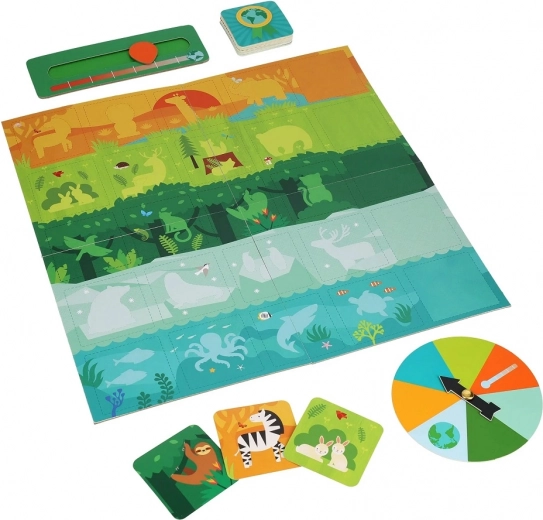 Un amusement coloré en apprenant la nature