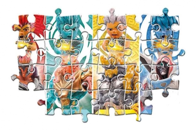 CLEMENTONI Puzzle Gormiti : Poste avec bracelets MAXI 104 pièces