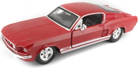 Modèle de voiture Ford Mustang GT 1967 1:24 rouge