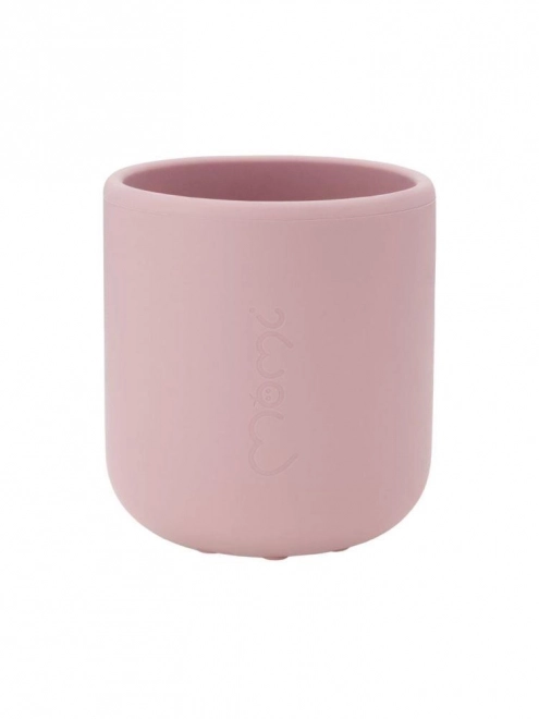 Set de vaisselle en silicone pour enfants MoMi AMI rose
