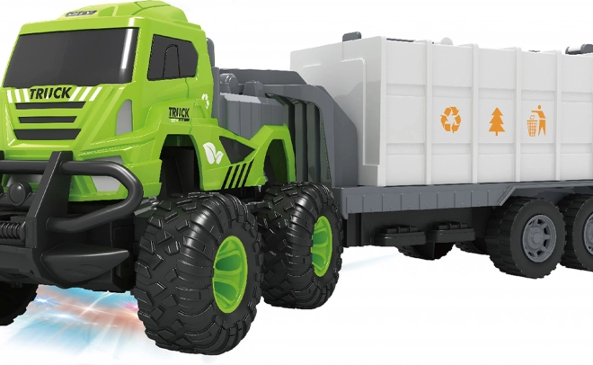 Camion de remorquage télécommandé avec fonction de nettoyage