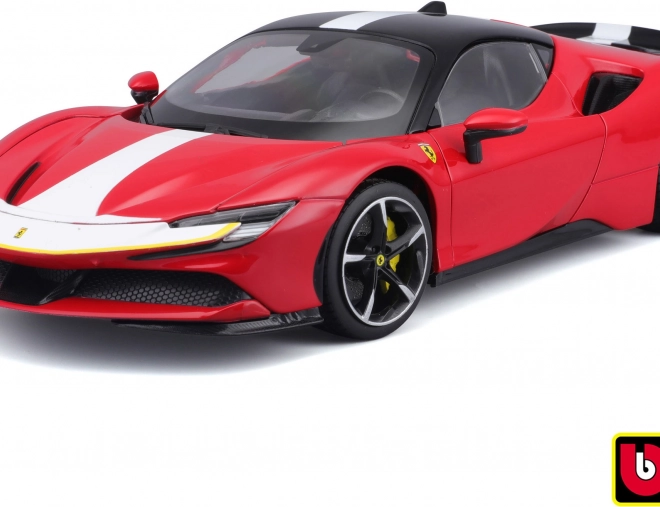 Ferrari SF90 Stradale Assetto Fiorano en couleur rouge