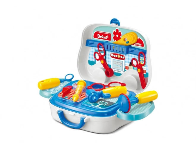 Ensemble de médecin pour enfants en valise