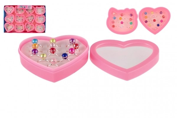Bagues avec perle pour petites princesses