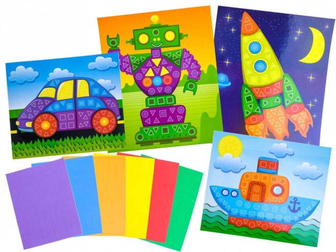 Mosaïque en mousse créative pour enfants – B
