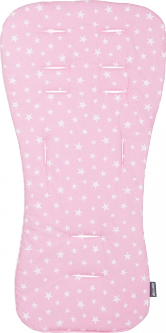 CHIPOLINO Coussin doux pour poussette Étoiles roses