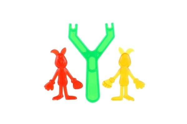 Fronde d'animal en glaise 2pcs silicone 2 couleurs sur carte 19x23,5cm
