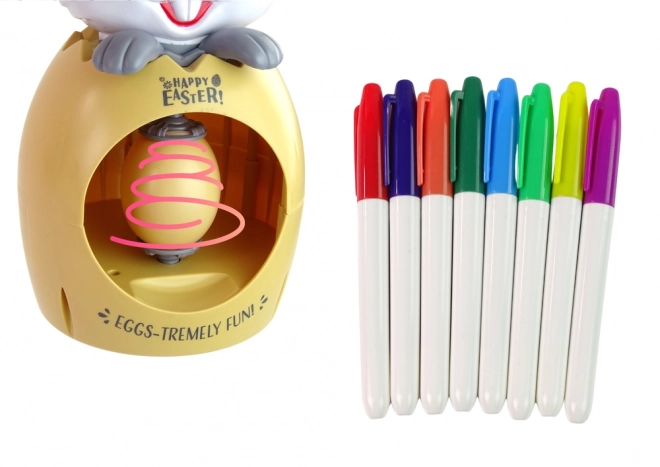 Œufs de Pâques Peinture d'œufs Lapin Lapin