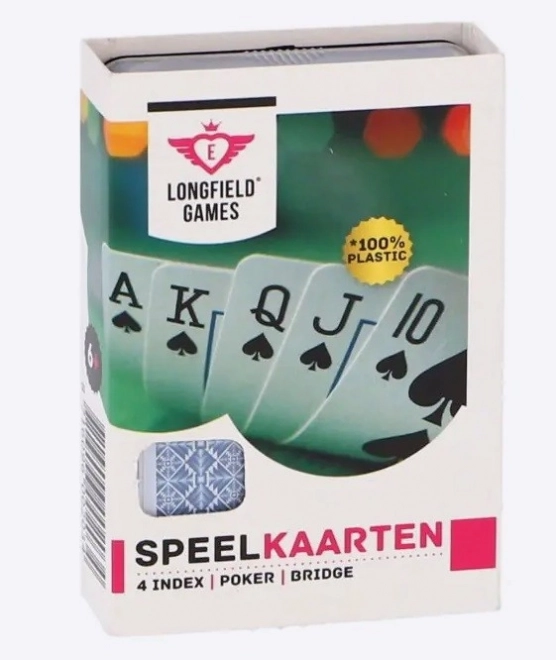Cartes Longfield 100% plastiques avec 4 index