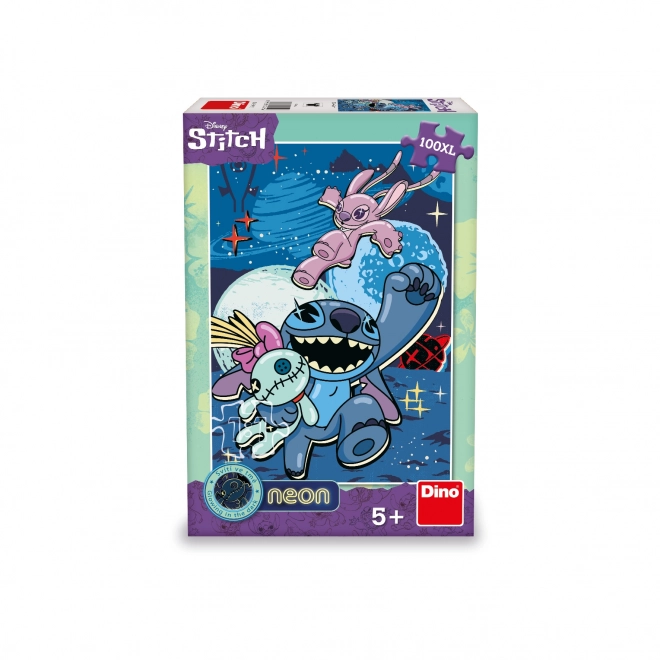Puzzle Lilo & Stitch Néon 100 Pièces XXL