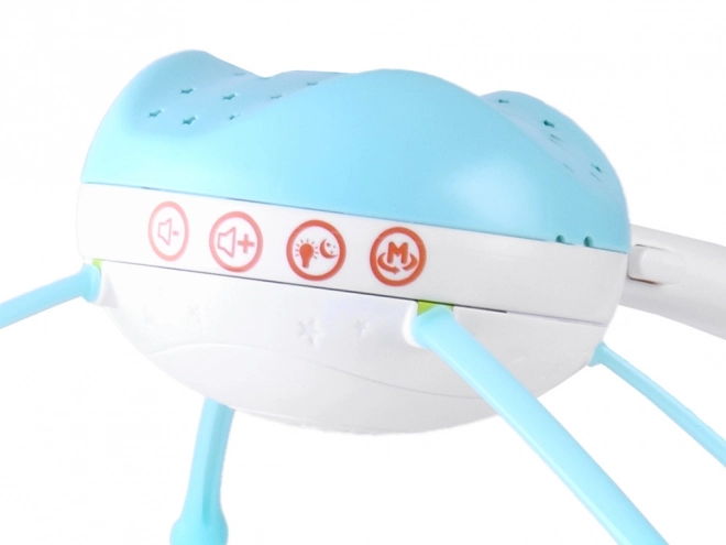 Mobile bébé avec projecteur à télécommande
