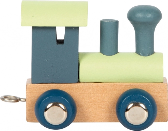 Locomotive alphabet polaire Bleue