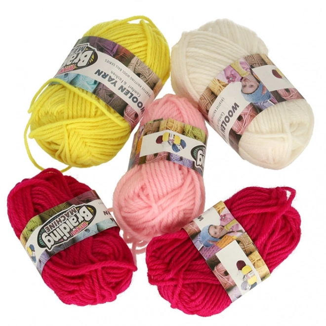 Ensemble de fils à tricoter pour métier à tisser + accessoires