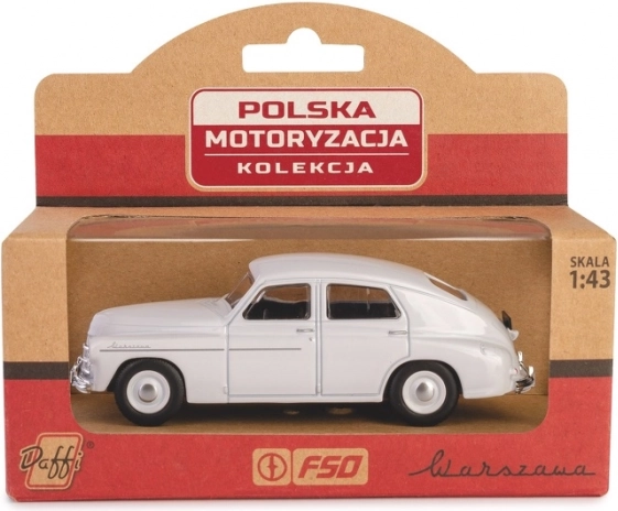 Modèle en métal WARSZAWA M20 1:43 – blanc
