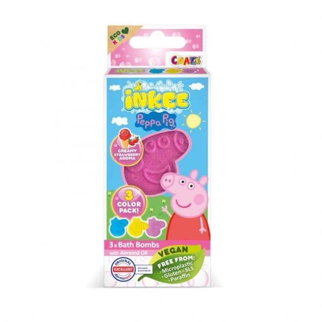 INKEE - Mini pack bombe effervescente - Peppa Pig