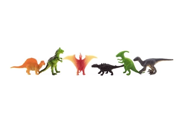 Mini dinosaures – figurines en plastique 6-7 cm, 12 pcs