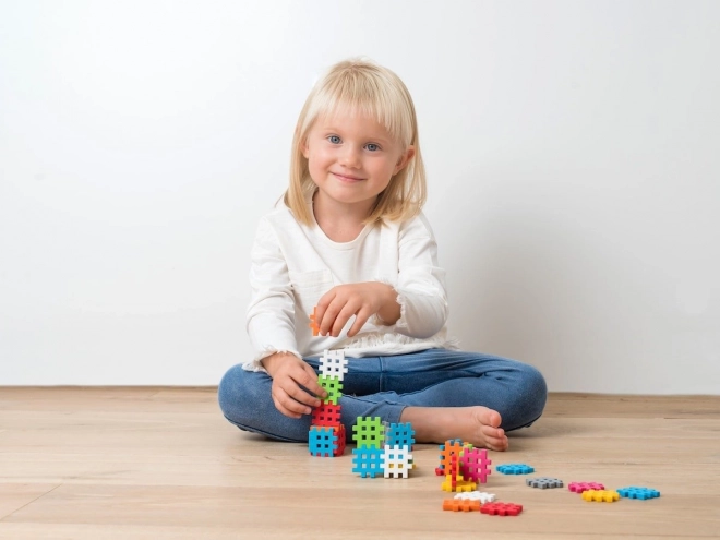 Blocs de construction Waffle mini pastel 500 pièces
