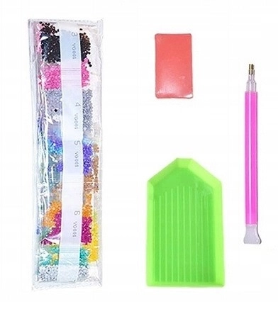 Kit de peinture à diamant - perroquets amoureux