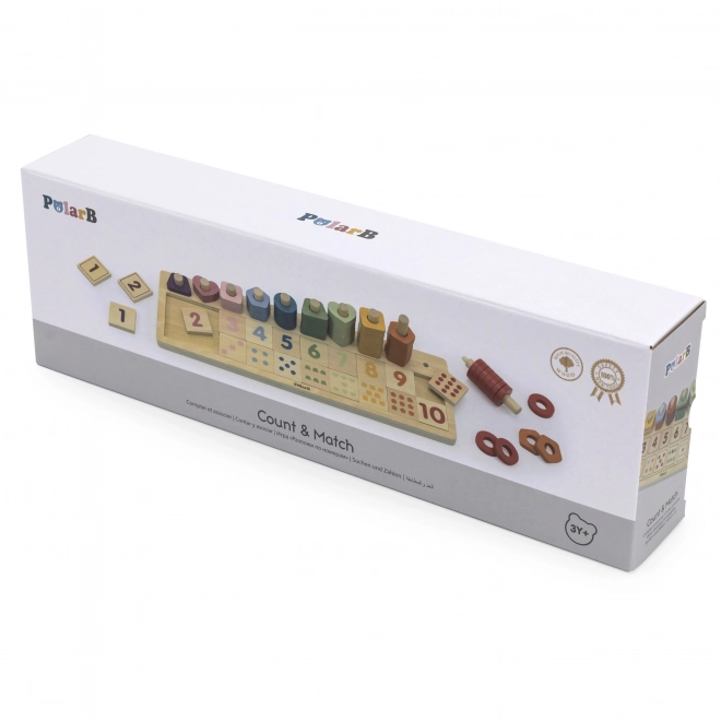 Compteur en bois et jouet de tri Montessori de PolarB