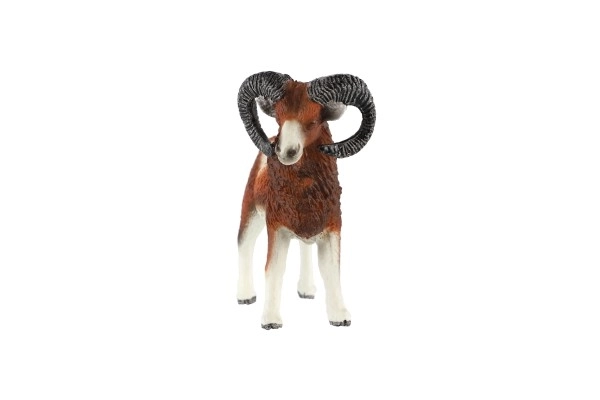 Mouflon européen figurine plastique 8cm en sachet