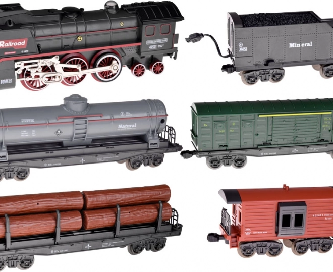 Ensemble étendu de wagons pour un jeu créatif