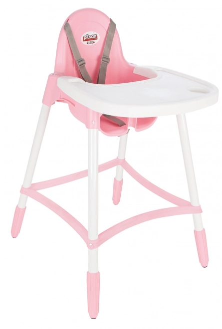 chaise haute pour enfants Star rose