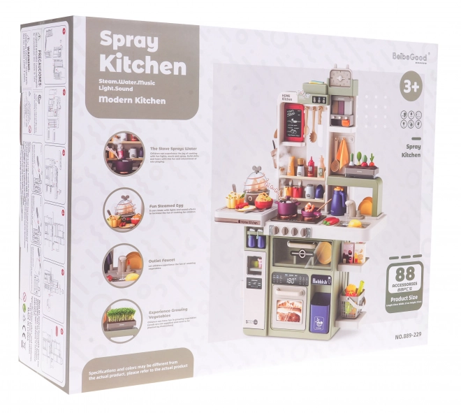 Cuisine en plastique multifonctionnelle pour enfants