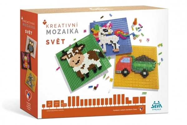 Mosaique Créative Monde Kit de Construction en Plastique