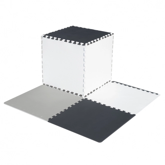 KIK Puzzle en mousse Nuances de gris avec bords III. (58x58)