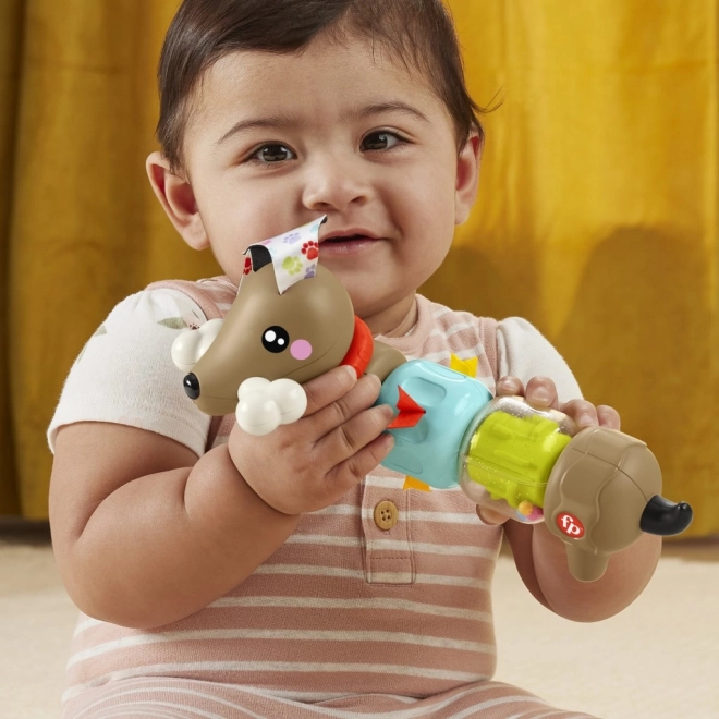 Fisher Price Teckel à cliquetis et cliquetis HTW91