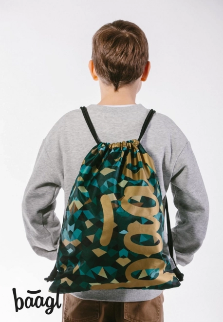 Sac pour exercices ou pantoufles Skate Polygon de Baagl