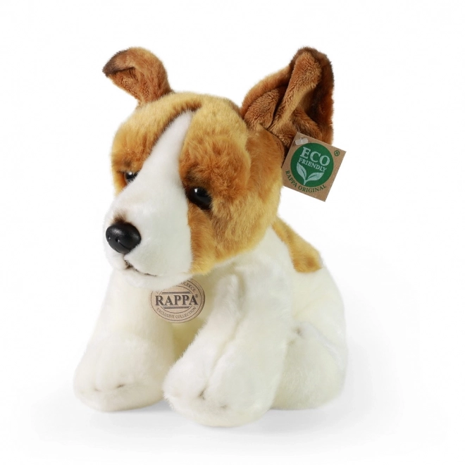 Chien en peluche jack russell terrier assis 30 cm ÉCOLOGIQUE