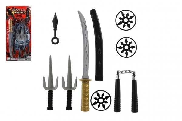 Set de sabres ninja avec accessoires
