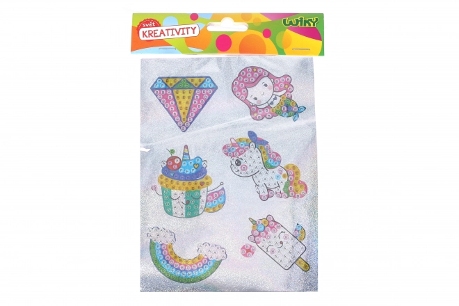 Ensemble créatif Autocollants Diamond avec strass