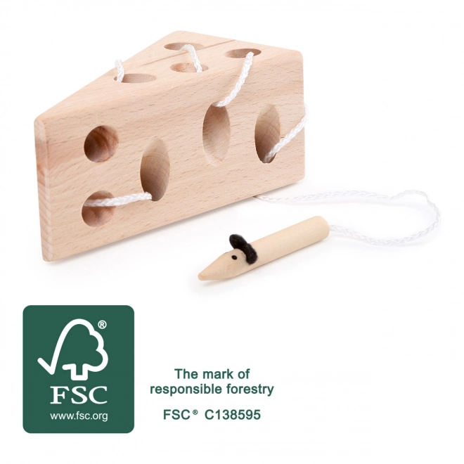 Fromage naturel avec une souris par Small Foot