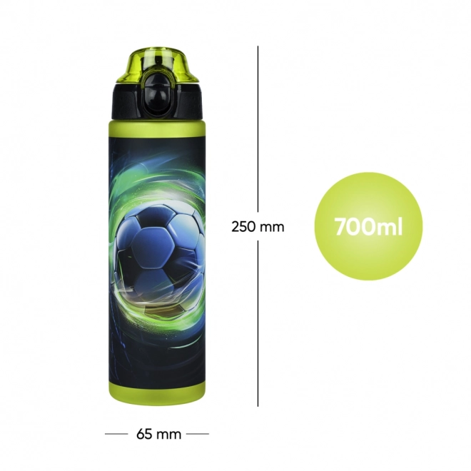 BAAGL Bouteille Tritan pour l'eau Football, 700 ml