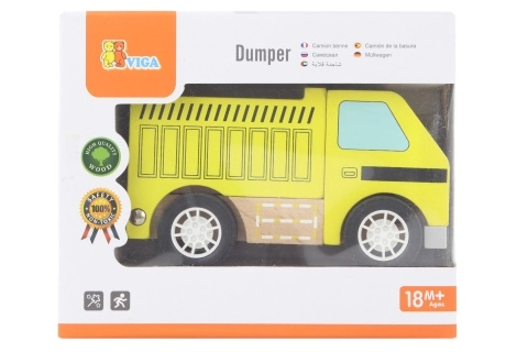 Benne basculante en bois pour enfants
