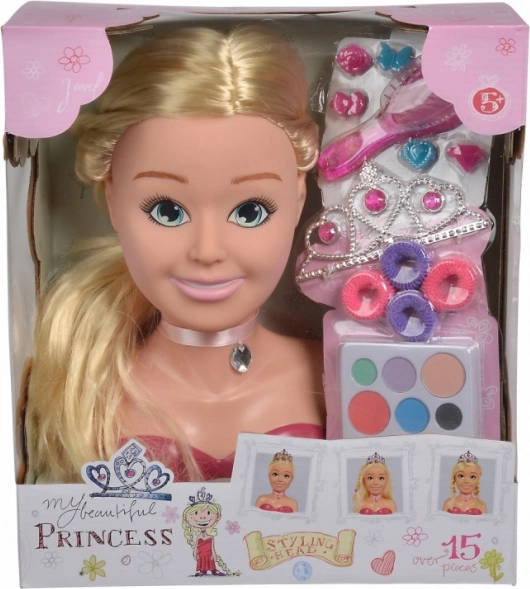 Grande tête de princesse pour le coiffage